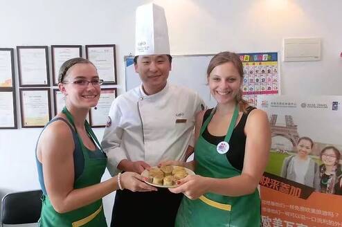 Making mooncakes with 5 star hotel chef