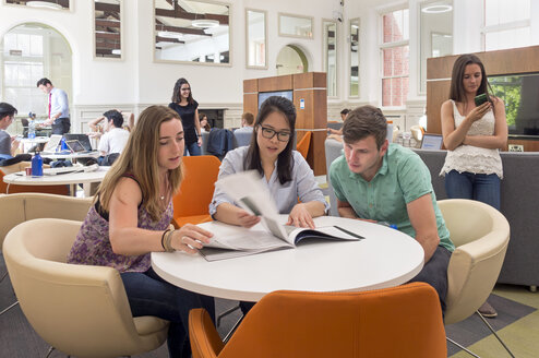 Three Smurift students studying 