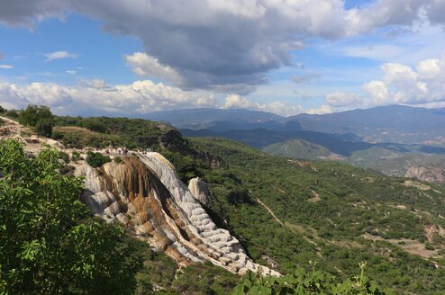 Hierve el Agua mountain springs in Oaxaca, Mexico