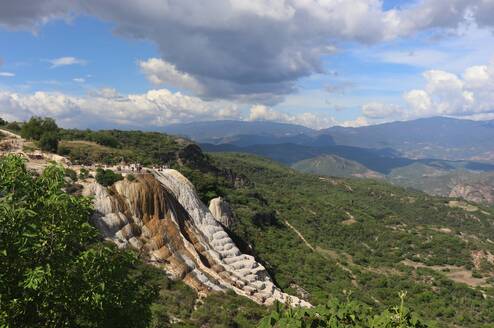 Hierve el Agua mountain springs in Oaxaca, Mexico