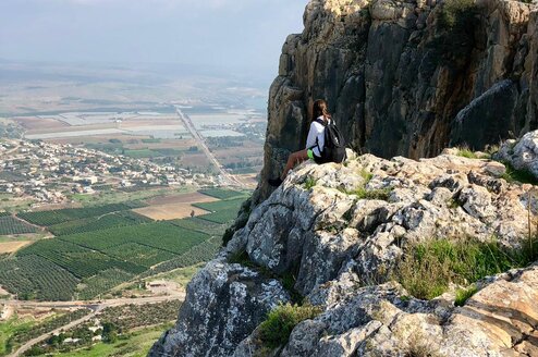 Year Course - Gap Year Program in Israel Hiking at Mount Arbel
