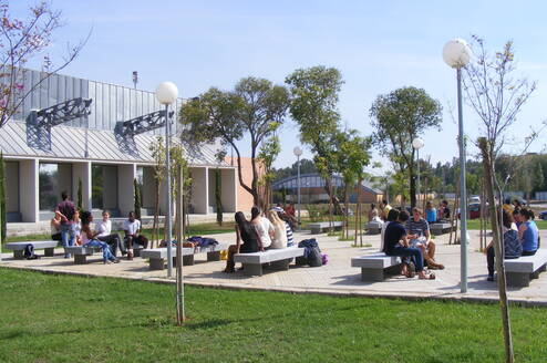 Spacious green campus