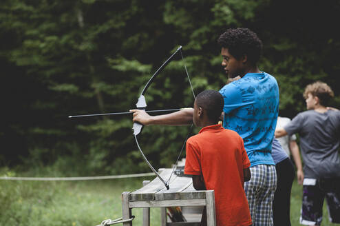 You could teach archery to retreat guests.