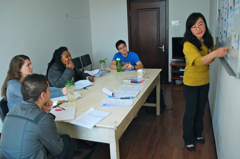 Students in Beijing Language class