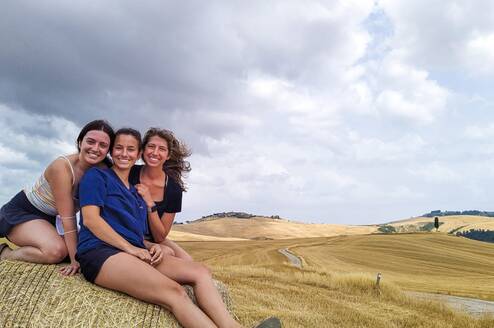 students in siena countryside
