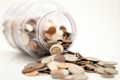 Jar of coins