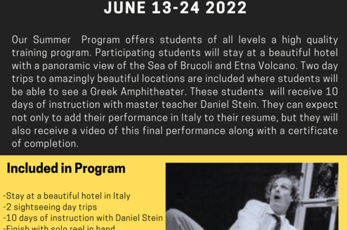 Theatre Sicily Summer Program