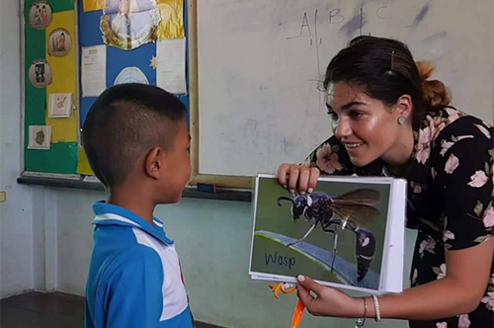 Teaching practice to real ESL students