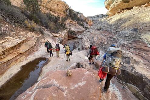 Traveling School students explore Utah canyons
