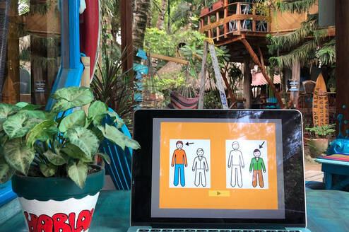 Learning spanish in Balsa Surf Camp