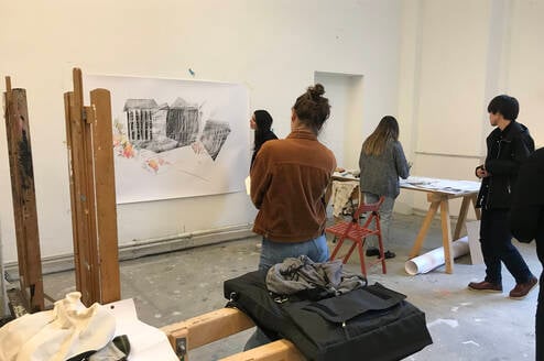 Art students.