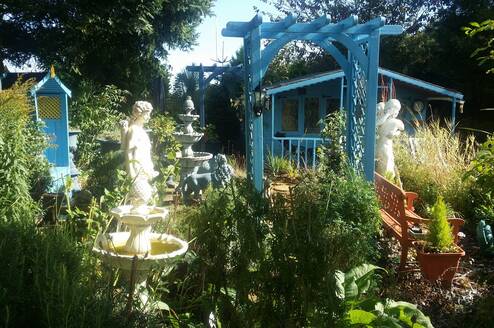 A garden of statues