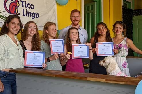 Teen Spanish Camp Graduation