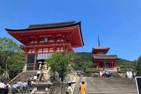 Kiyomizu-dera Buddhist temple in Japan