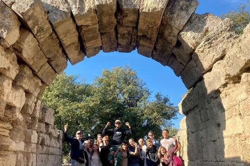 Students on the Italy & Greece Semester