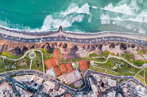 Lima coastline