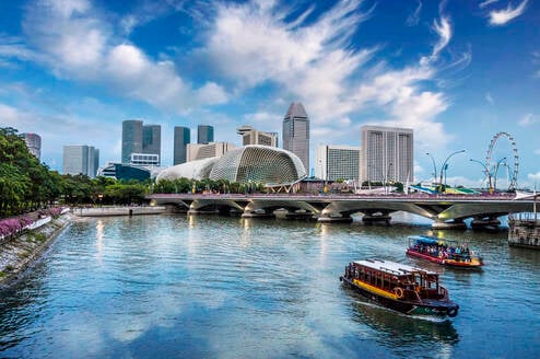 Singapore modern buildings