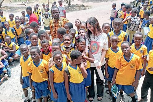 A school assembly for the kids on friday