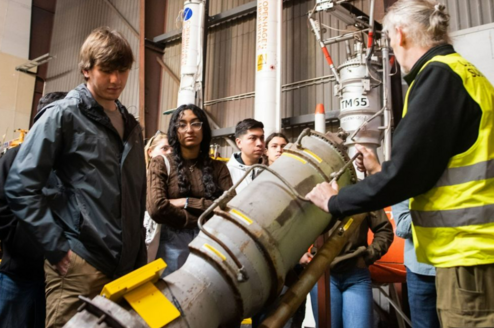 Students are looking an orbital