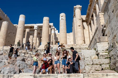Family Photo among ruins thousands of years old!