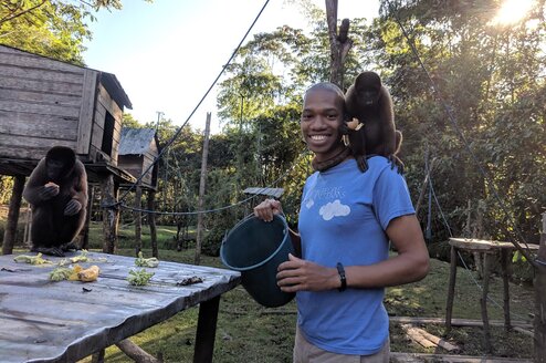 Wildlife sanctuary volunteering in Ecuador