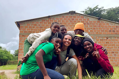 Smiling faces in Zambia