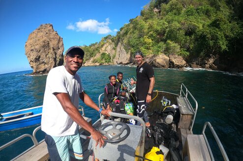 On the way to the corals