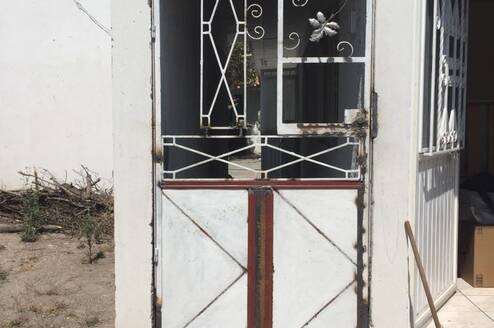 The front door before we improve it with your help!