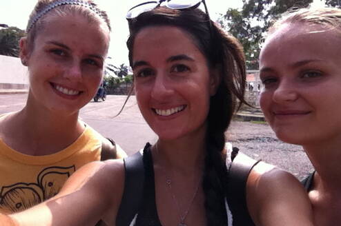 groups of interns experiencing Liberia while making impact on local communities 