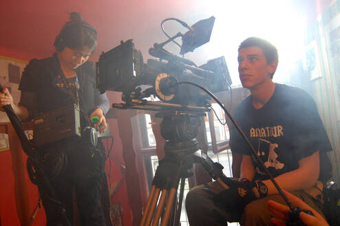 On set