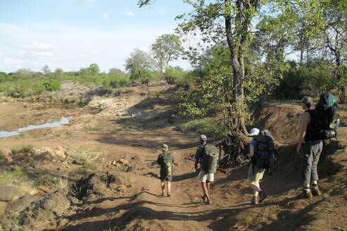 TalentProjX backpack trail in the Kruger National Park Mpongolo area