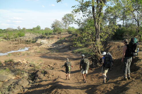 TalentProjX backpack trail in the Kruger National Park Mpongolo area