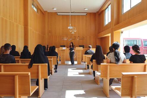 Mock Court at Phoenicia University