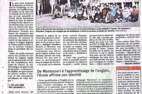 Our interns in Cluses making headlines