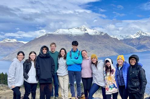 Group on Mountain top
