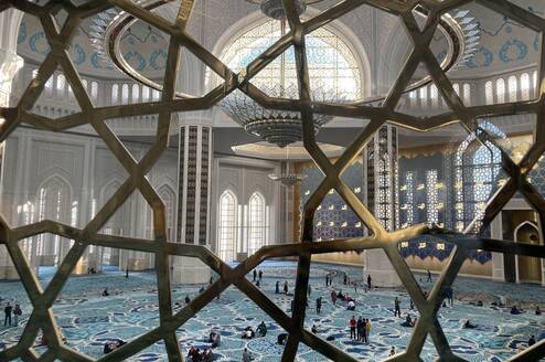 The interior of the Grand Mosque