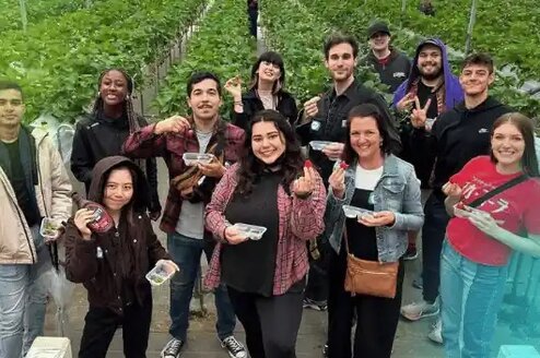 Interns from The Intern Group doing an international internship in Tokyo, Japan.