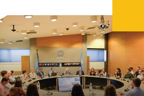 Students and Faculty Conference with UN Mission in Kosovo (UNMIK)