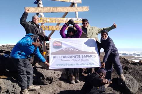 Overseas adventure Mount Kilimanjaro climbing