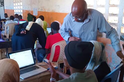 ICT training sessio