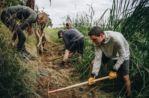 Students conservation project for service learning