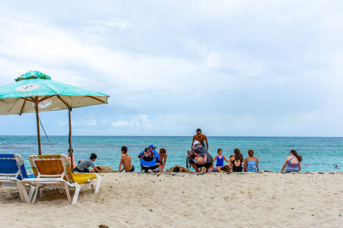 VISIONS Dominican Republic kids at the beach.