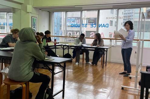 Everyone learned a lot in a classroom.