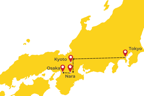 Tokyo Kyoto Osaka