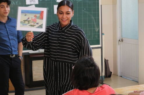 Teaching in Vietnam Classroom 1