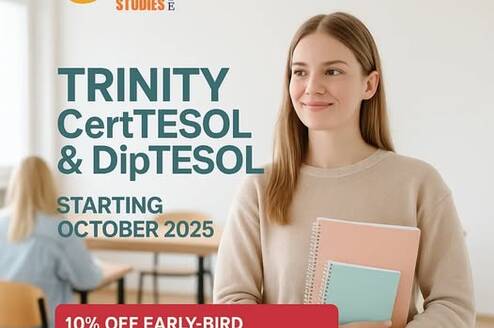 TRINITY CertTESOL & DipTESOL courses in October
