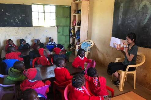 Teaching in the local schools 