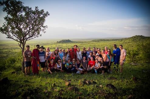 EDU Africa students in Tanzania