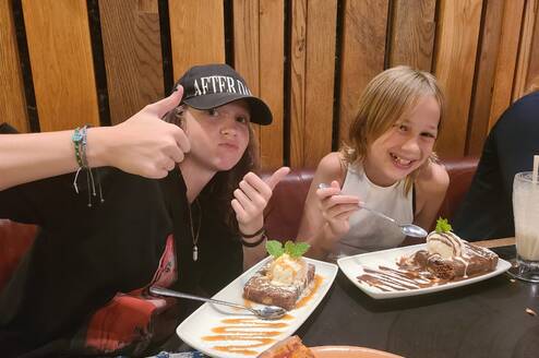 Kiara and Cassy our daughters