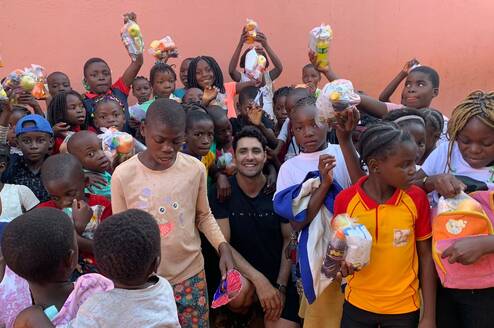 Our volunteers out in Africa